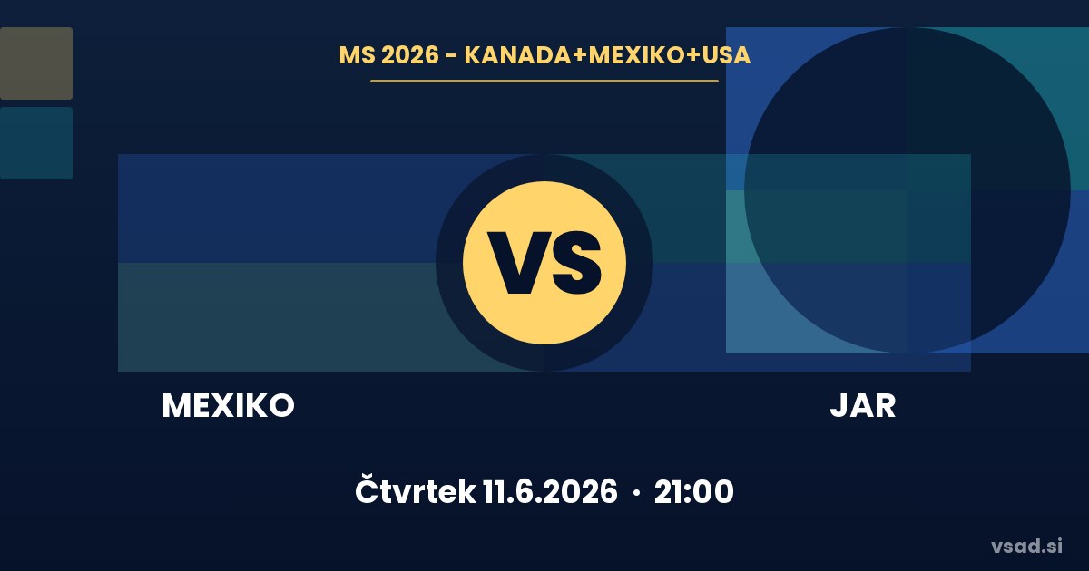 Mexiko vs JAR: analýza zápasu a tipy na MS 2026