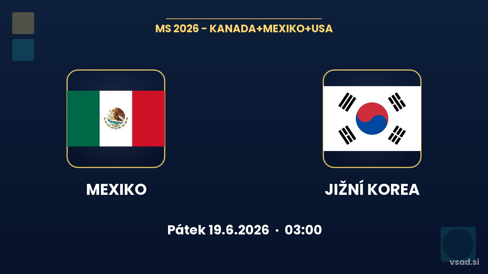 Mexiko vs Jižní Korea: analýza a tipy na MS 2026