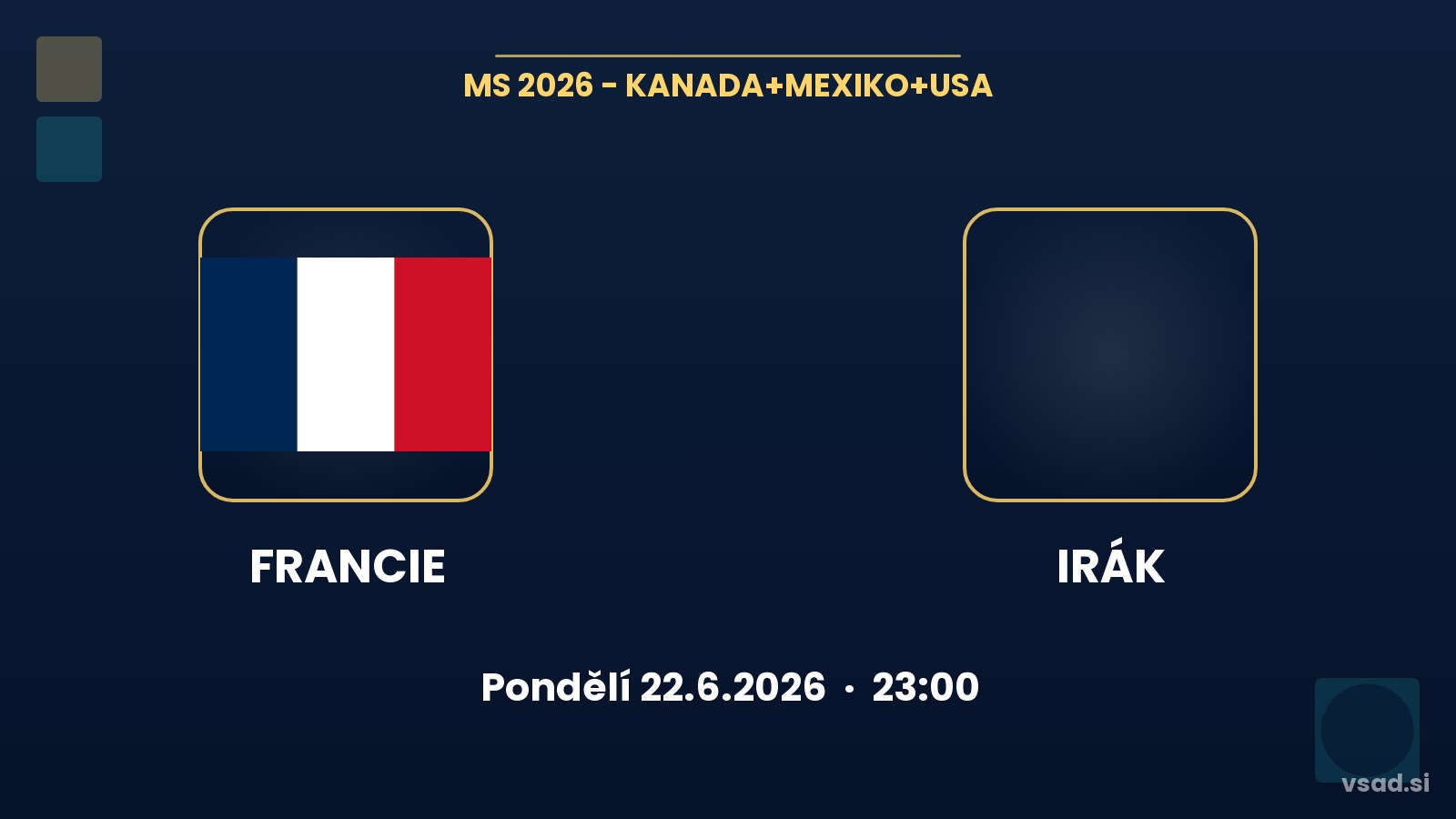 Francie vs Irák: analýza zápasu a tipy s kurzy