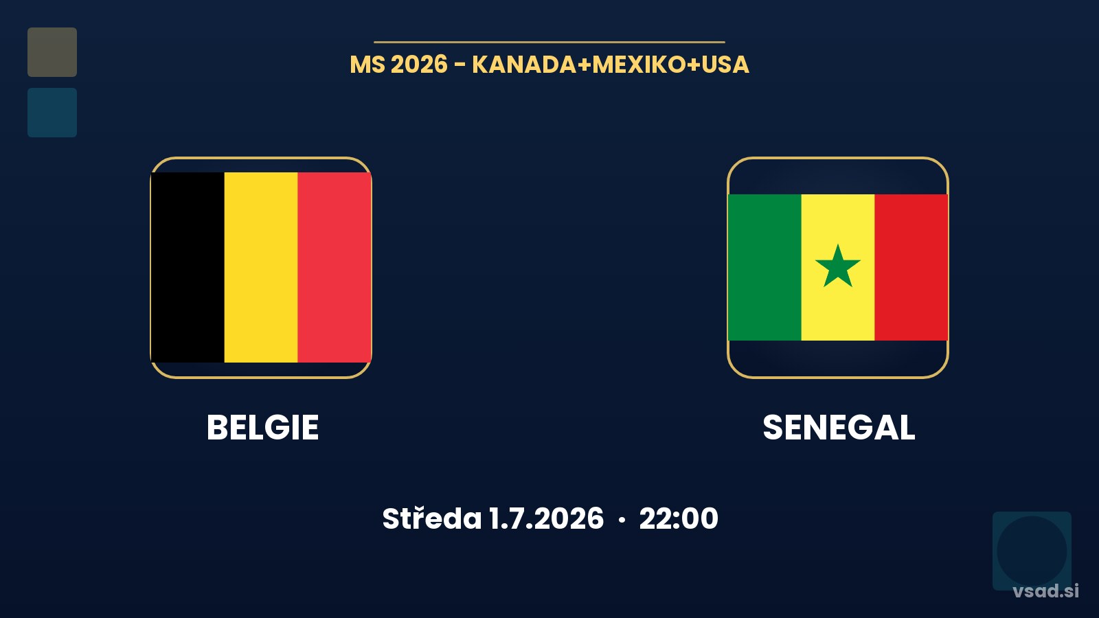 Belgie vs Senegal: analýza a tipy na MS 2026