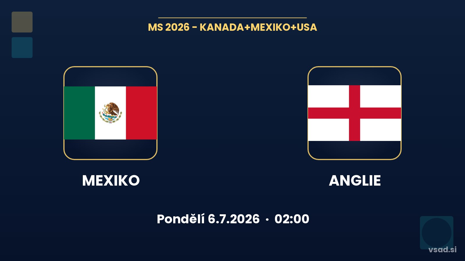 Mexiko vs Anglie: analýza osmifinále MS 2026