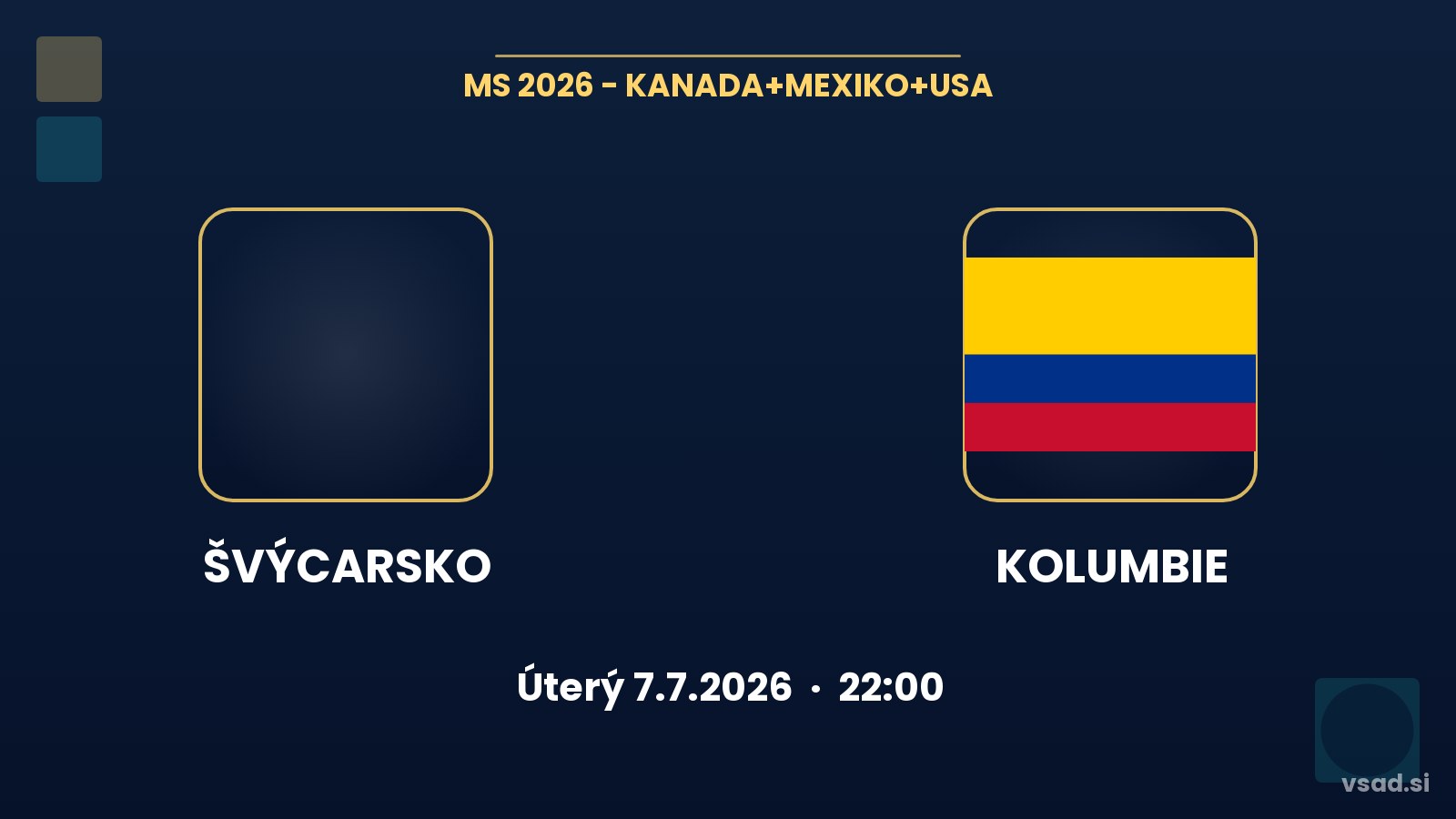 Švýcarsko vs Kolumbie: analýza osmifinále MS 2026