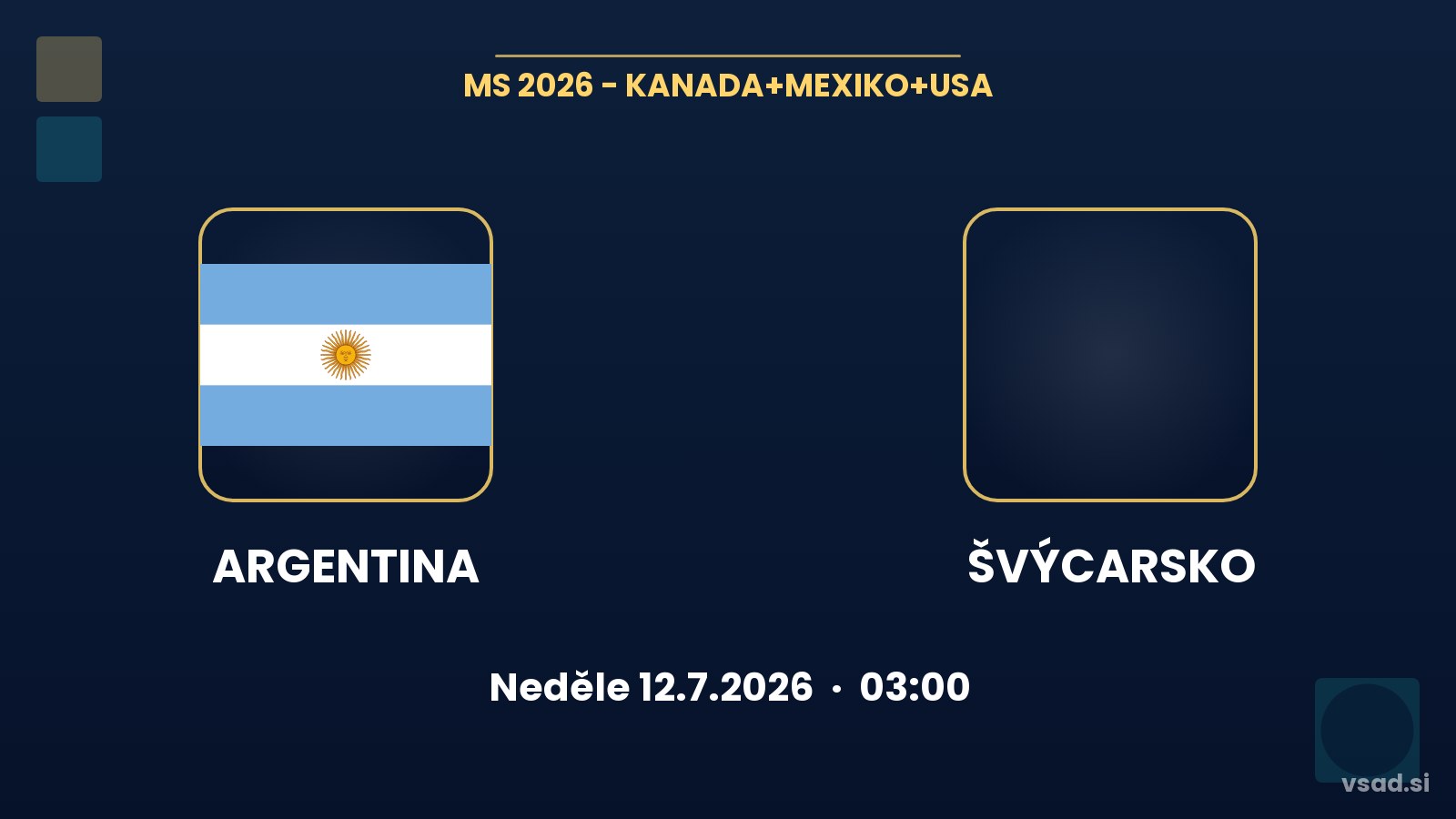 Argentina vs Švýcarsko: analýza a tipy na MS 2026